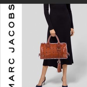 Marc Jacobs Br Leather Brigitte Perforated Satchel